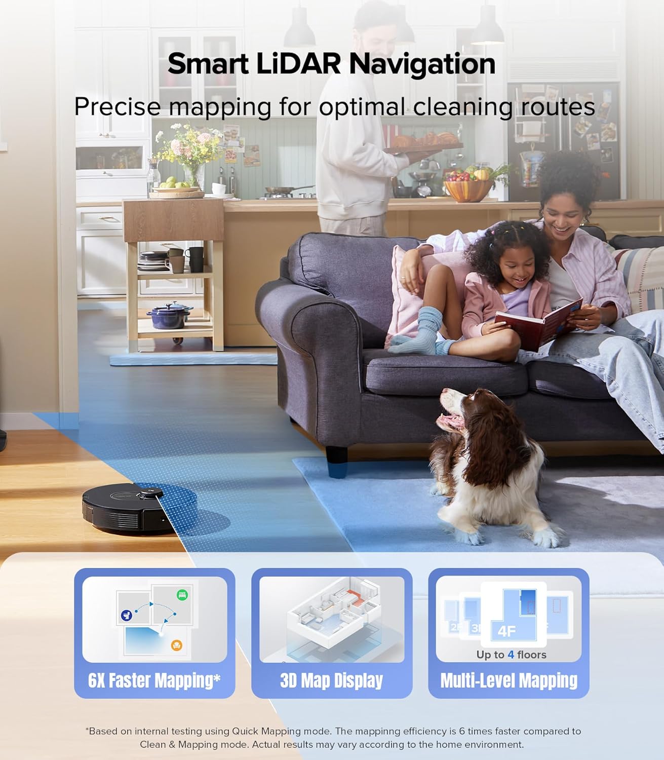 Q5 Max+ Robot Vacuum with Self-Empty Dock