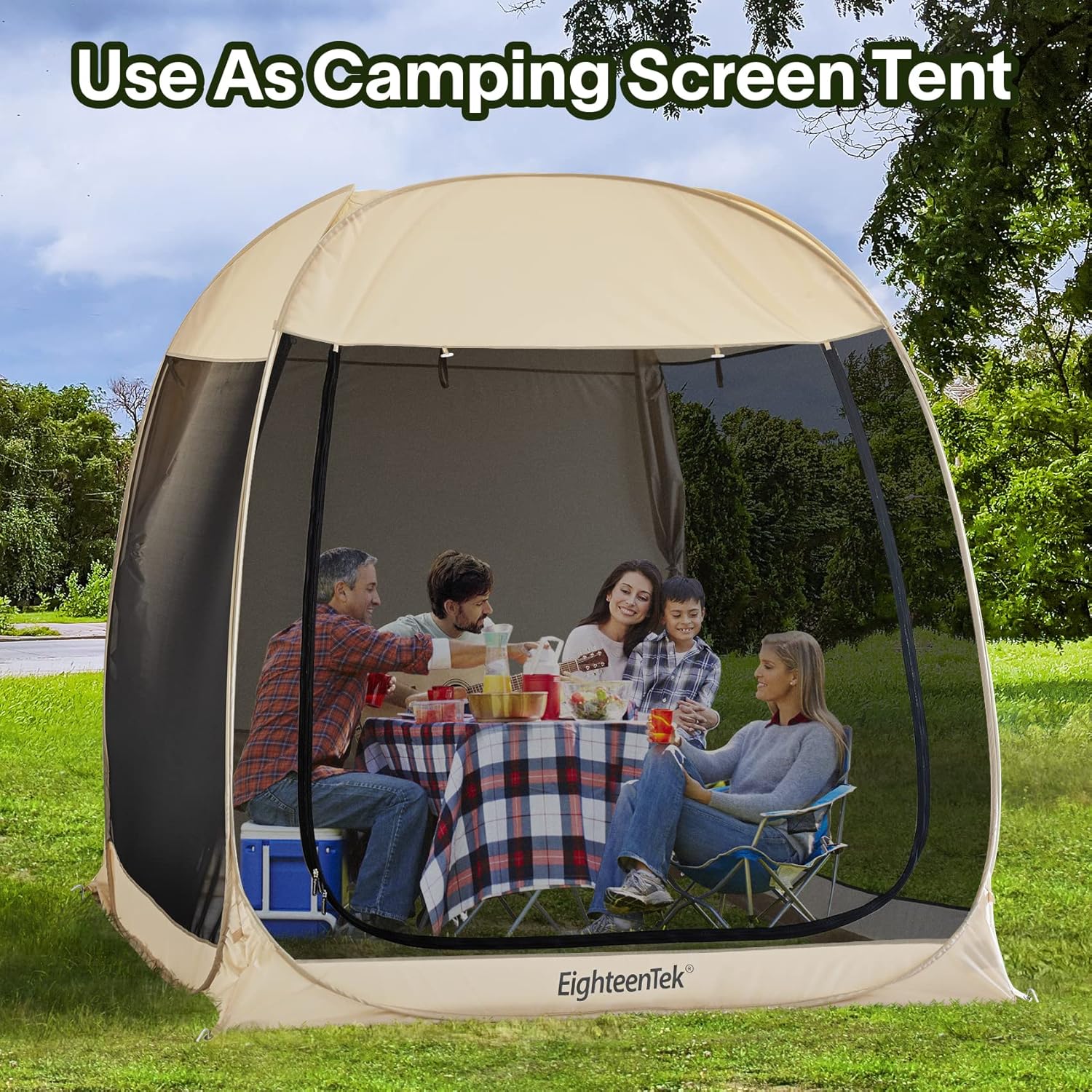 EighteenTek Tents Trunk tent suv car tent pop up automatically