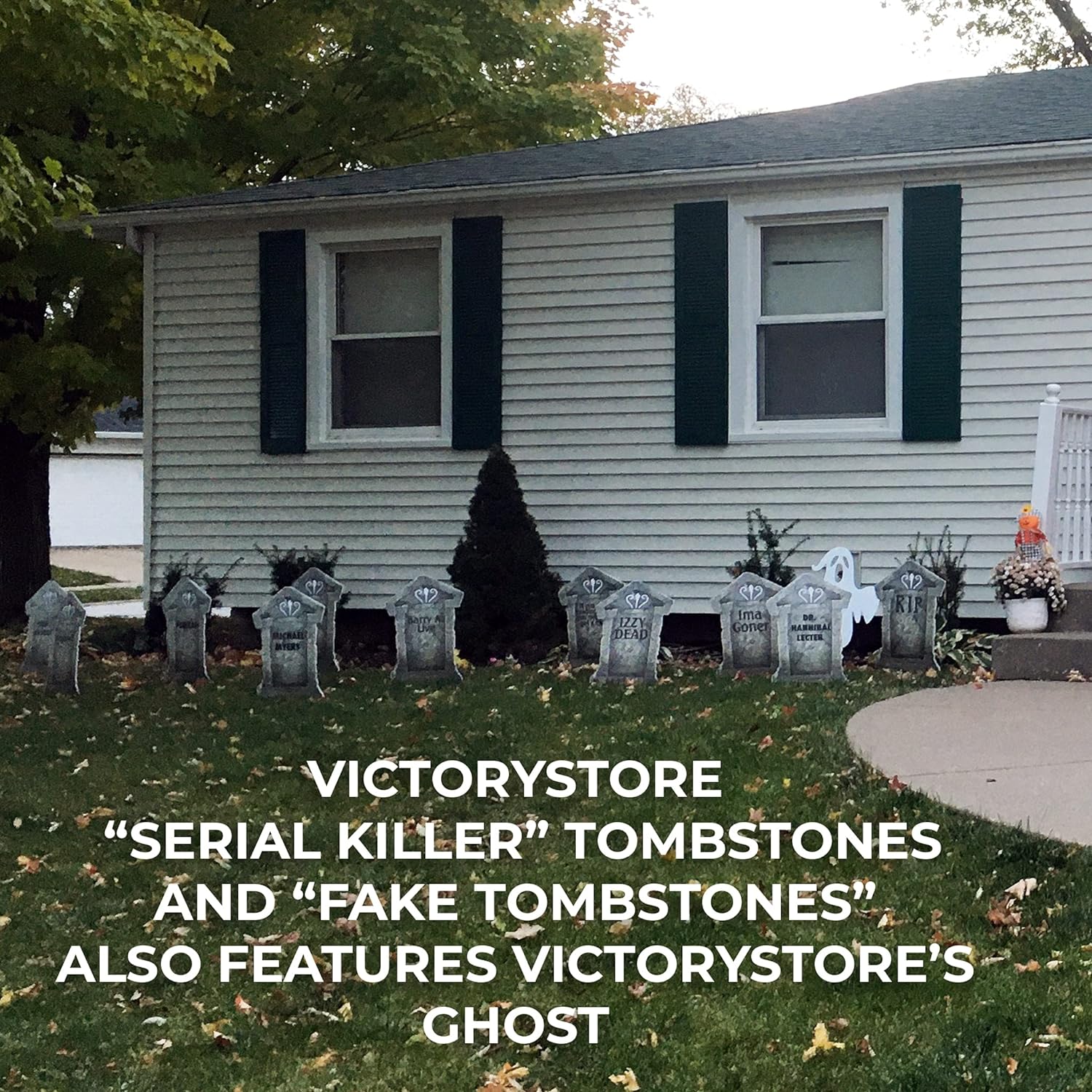 2025 12 Halloween Tombstones for Halloween Cemetery