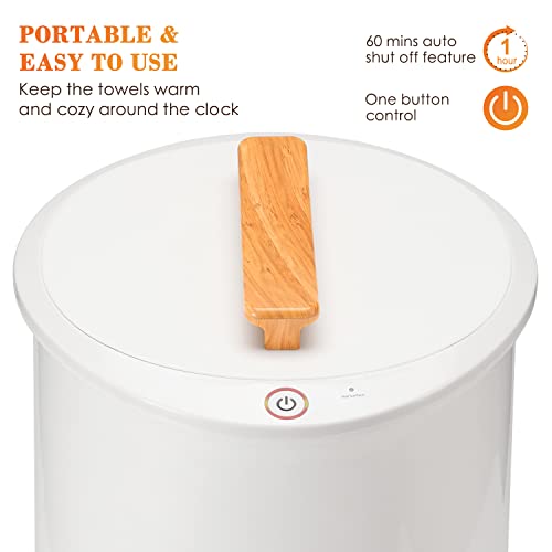 Keenray Towel Warmer, Luxury Towel Warmer Bucket, Large Towel Warmers for Bathroom