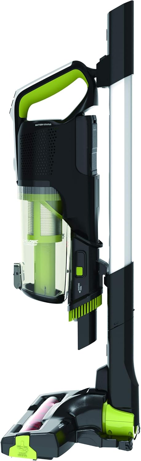 Hoover Akku-Staubsauger mit Tierhaar-Düse, austauschbare Walzen für Universalboden und sensible Bden, bis zu 30 Min. Laufzeit, beutellos, freistehend, leicht & kompakt verstaubar [HF522NPW]