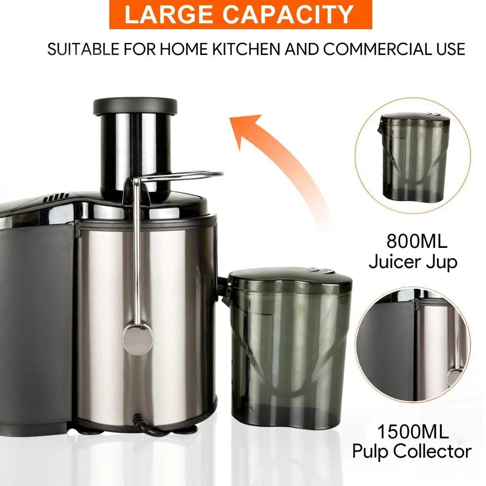 800W Multi-function Electric Juicer Black