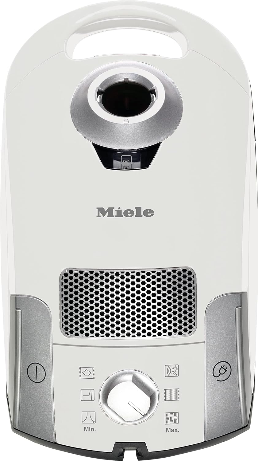 Pure Suction Powerline Canister Vacuum Cleaner, Lotus White