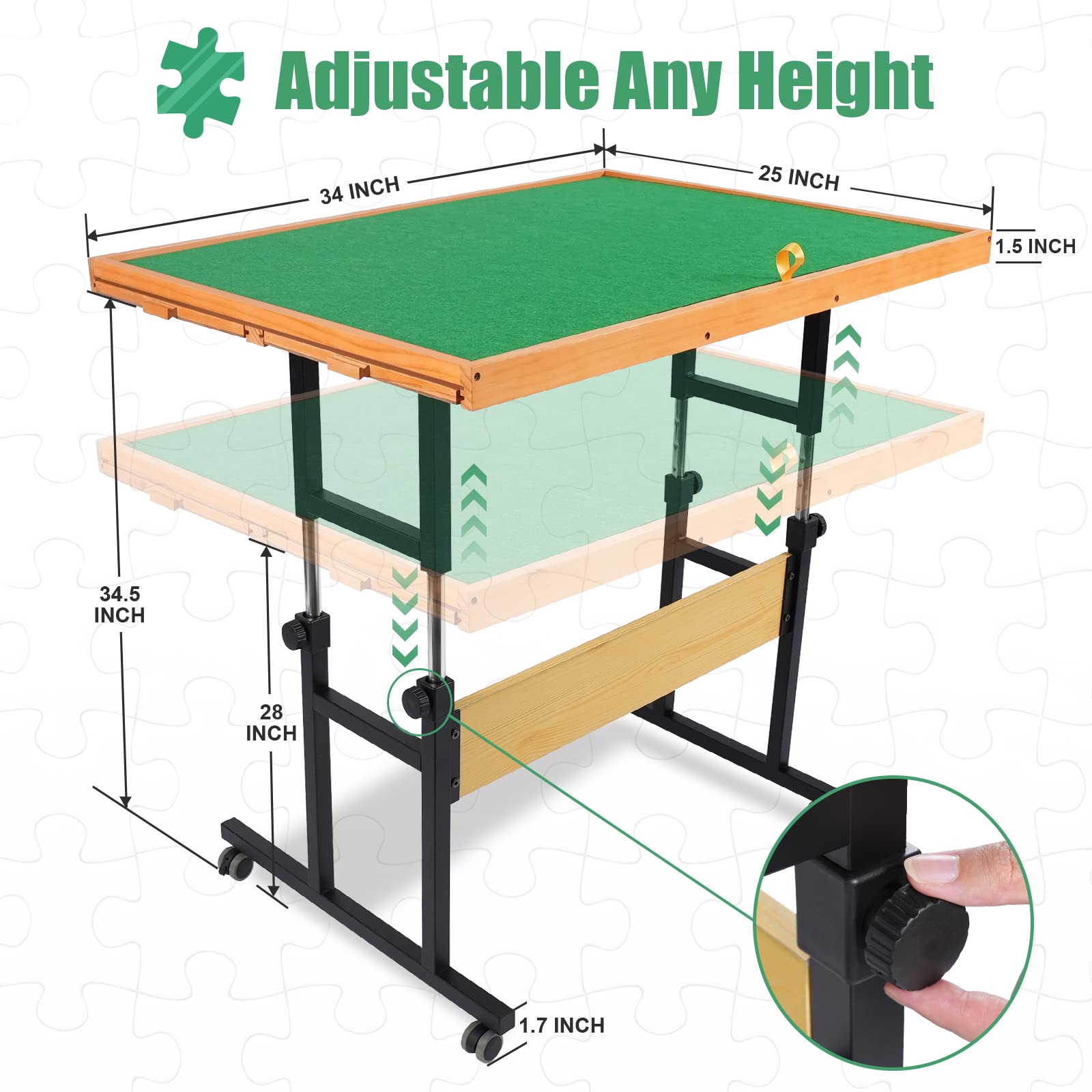 2025 ALL4JIG Adjustable 3 Tilting Angle Portable Drawers