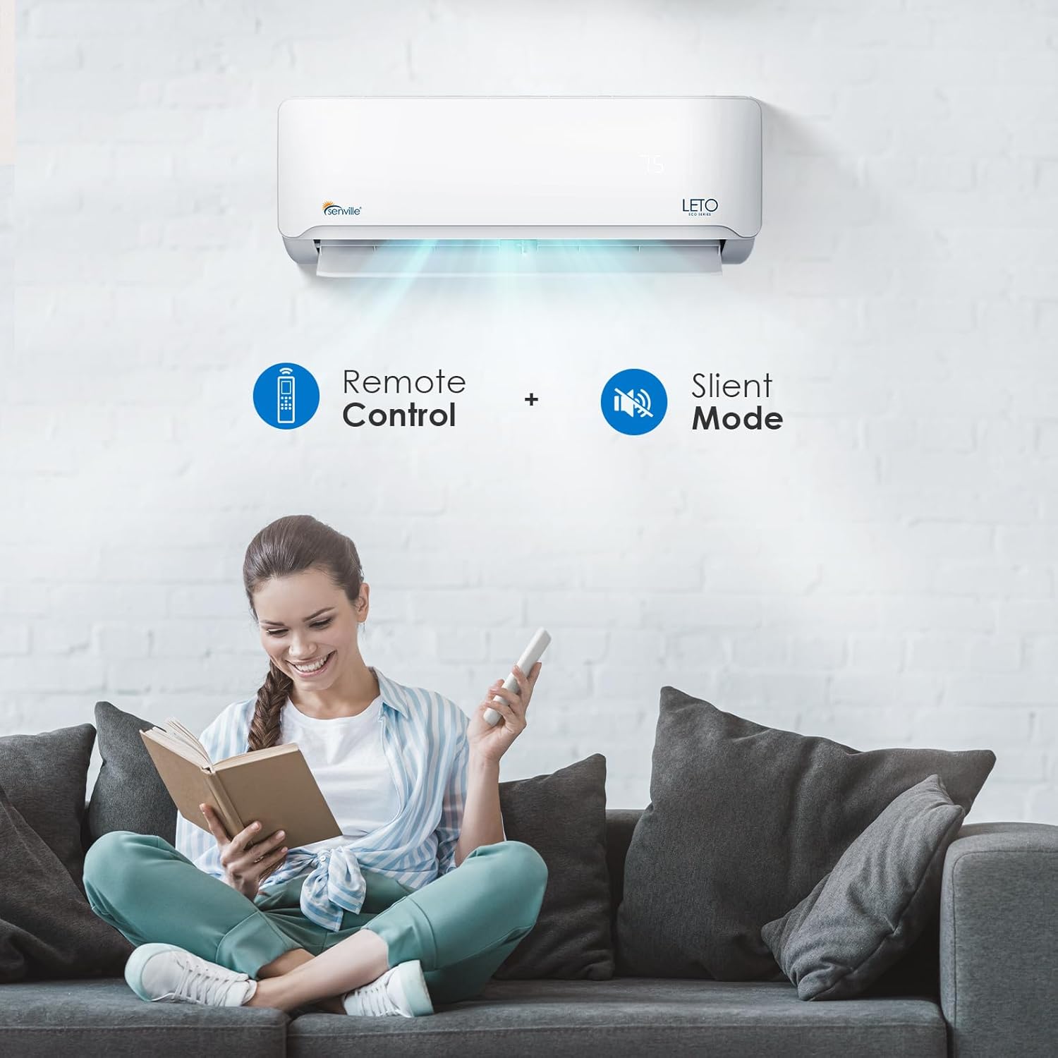 Leto Mini Split Air Conditioner Heat Pump 24000 BTU