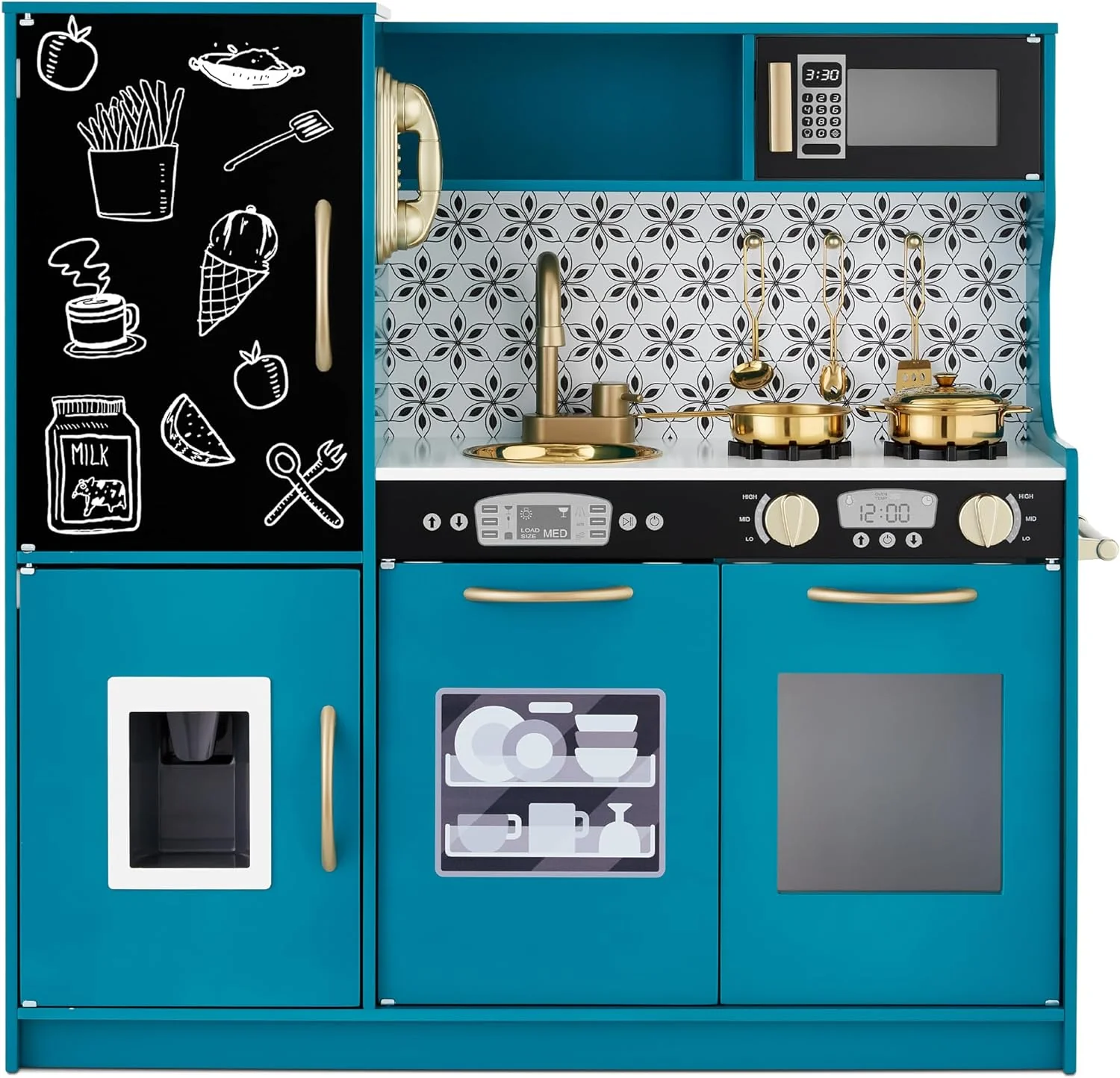 2025 Best Pretend Kitchen Wooden Toy Set for Kids