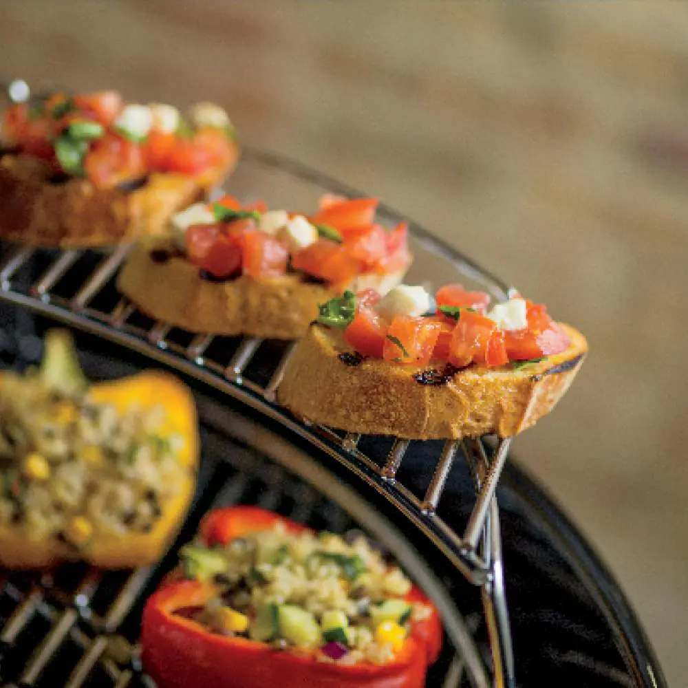 14501001 22 in.  Charcoal Grill in Black with Built-In Thermometer