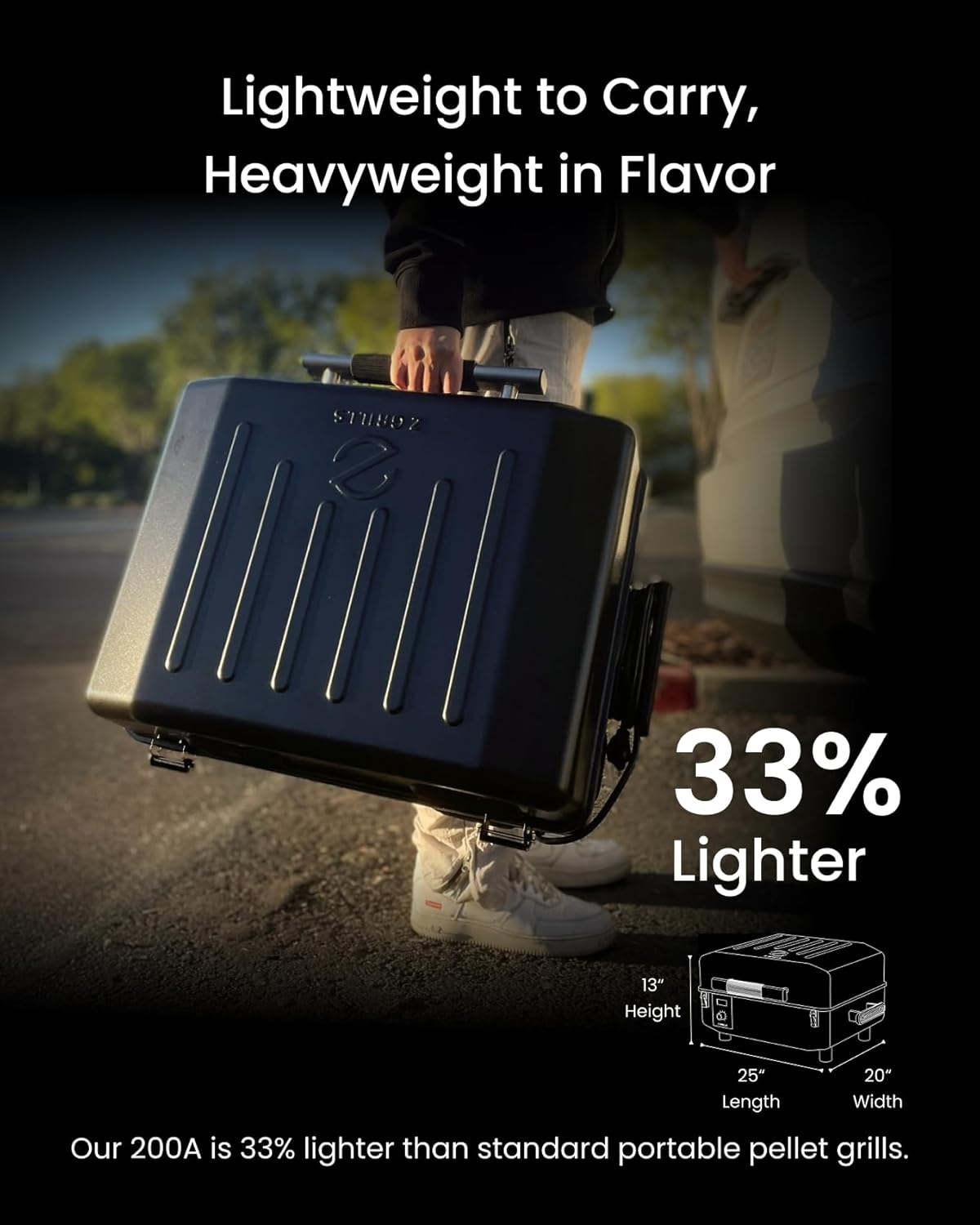 Z GRILLS Wood Pellet Grill Smoker with 552 Cooking Area & Front Shelf for Outdoor BBQ, Smoke, Bake and Roast, 550C