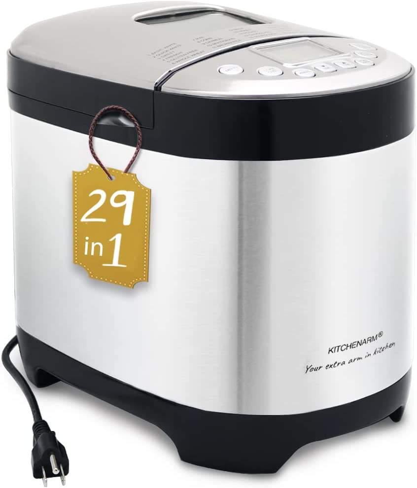 2025 29-in-1 SMART Bread Machine with Gluten Free Setting Bread Maker Machine
