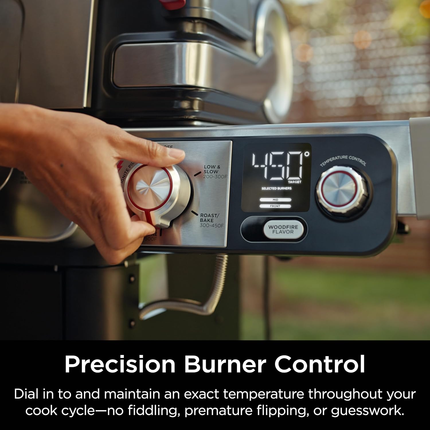 NINJA Flexflame 5-in-1 Electric & Propane Grill System