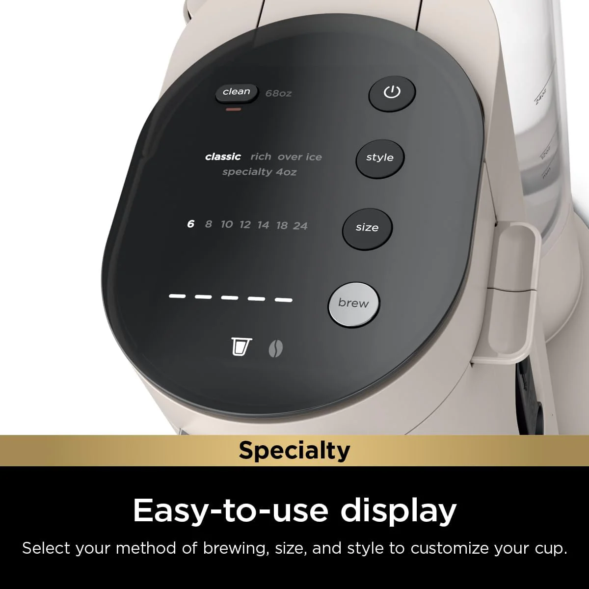 Coffee Maker Single Serve 56oz Removable Reservoir