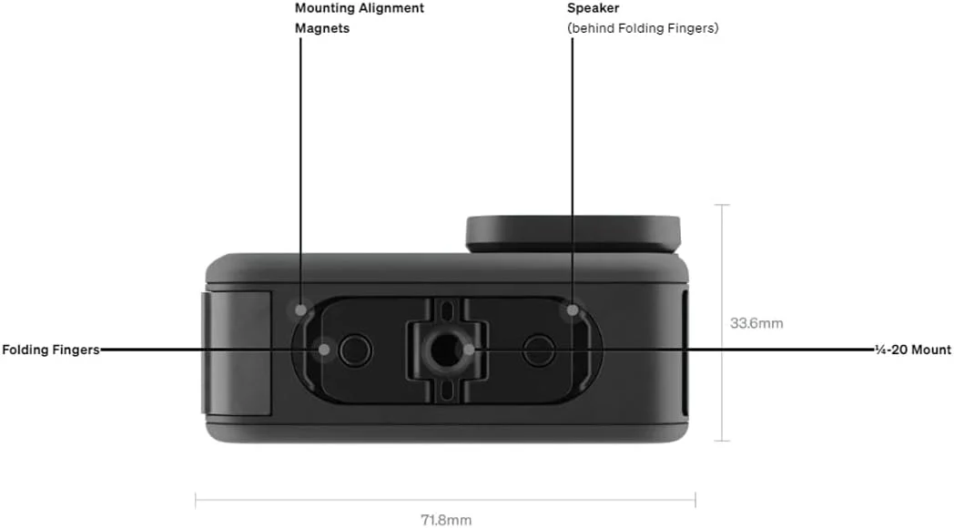Black - Waterproof Action Camera with 5.3K60 Video, 27MP Photo + Compatability with HB-Series Lenses