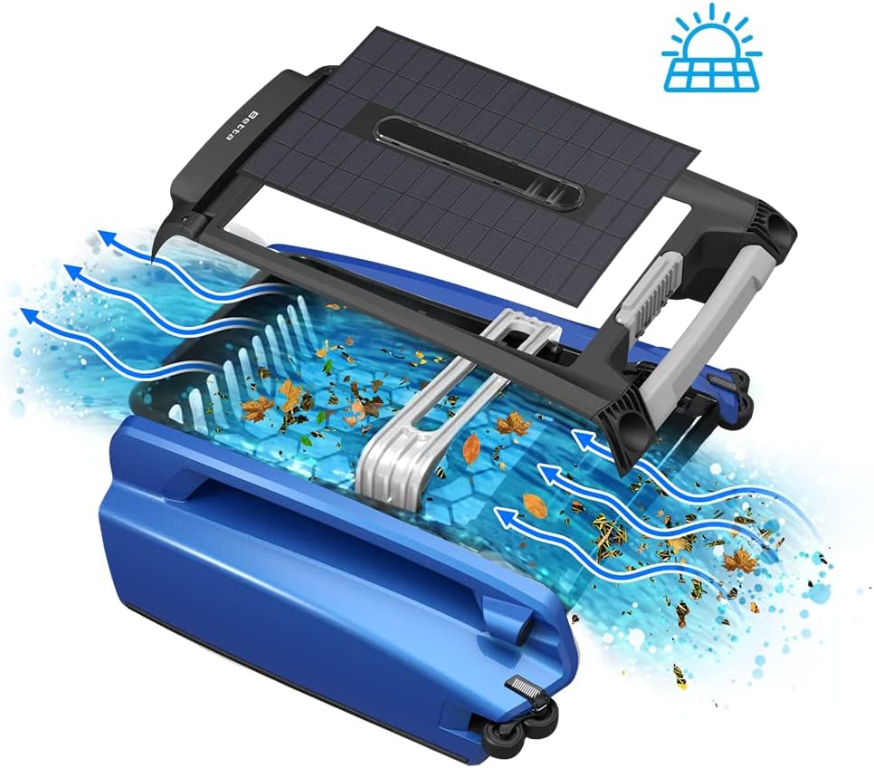 Se Solar Powered Robotic Pool Skimmer Cleaner