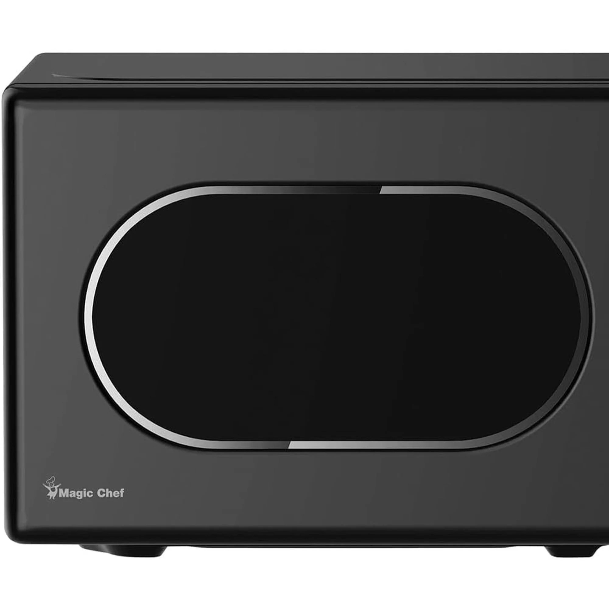 Magic Chef 0.7 Cubic Feet 700W Classic Retro Countertop Microwave, Black