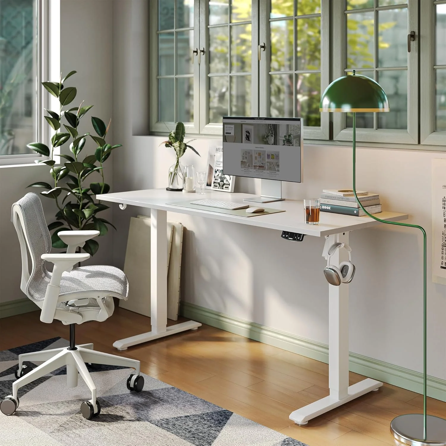 Electric Standing Desk 48 x 24 Inches Height Adjustable Desk