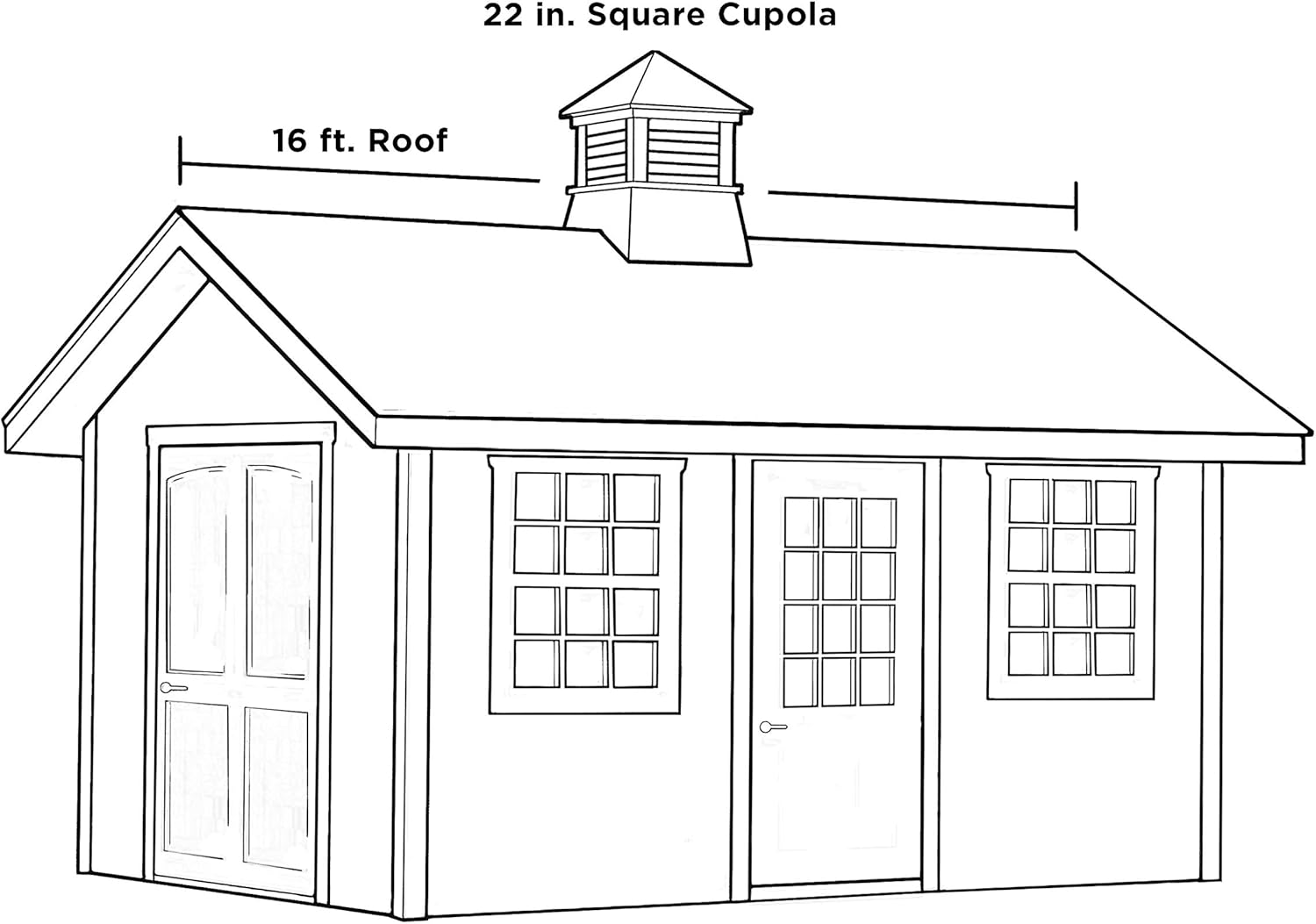 2126CV Coventry Vinyl Cupola, 26