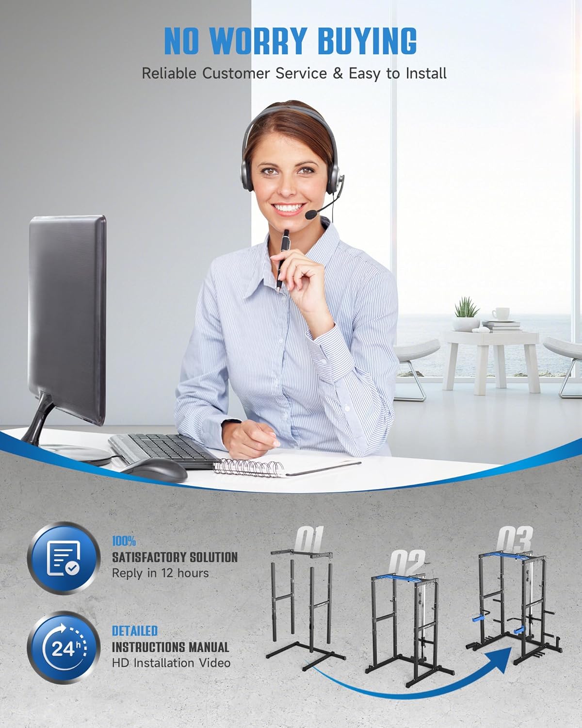 Sportsroyals Power Cage,1600lbs Multi-Function Power Rack with Adjustable Cable Crossover System and More Training Attachment, Weight Cage for Home Gym