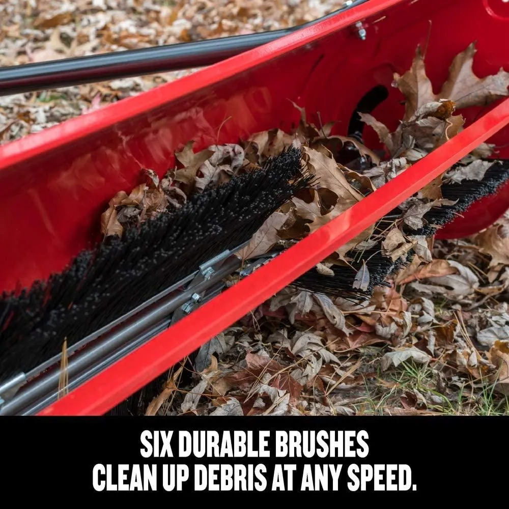 CMXGZBF7124546 52 Tow Lawn Sweeper, Black