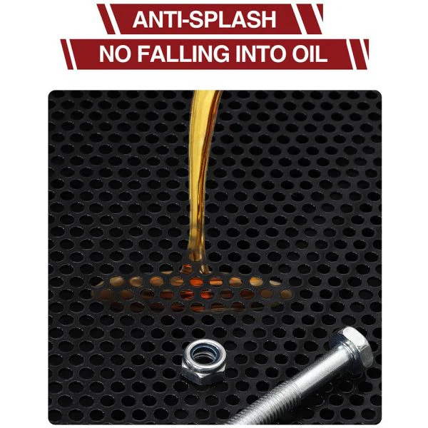 17 Gal Electric Oil Drain with 110V Pump & 8 Ft Hose,Low Profile & T Folding Handle Oil Drain Cart for Truck Cars SUVs