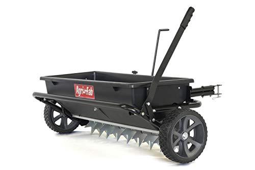 45-0543 100 lb. Tow Spiker/Seeder/Spreader, Black & 40-Inch Tine Tow Dethatcher 45-0294,Black