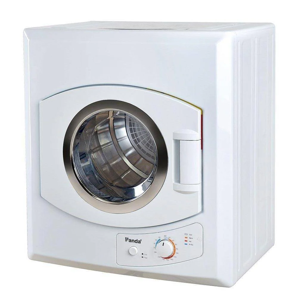 3.75 Cu.Ft Compact Electric Laundry Dryer – Portable Clothes Dryer with Easy Controls, White