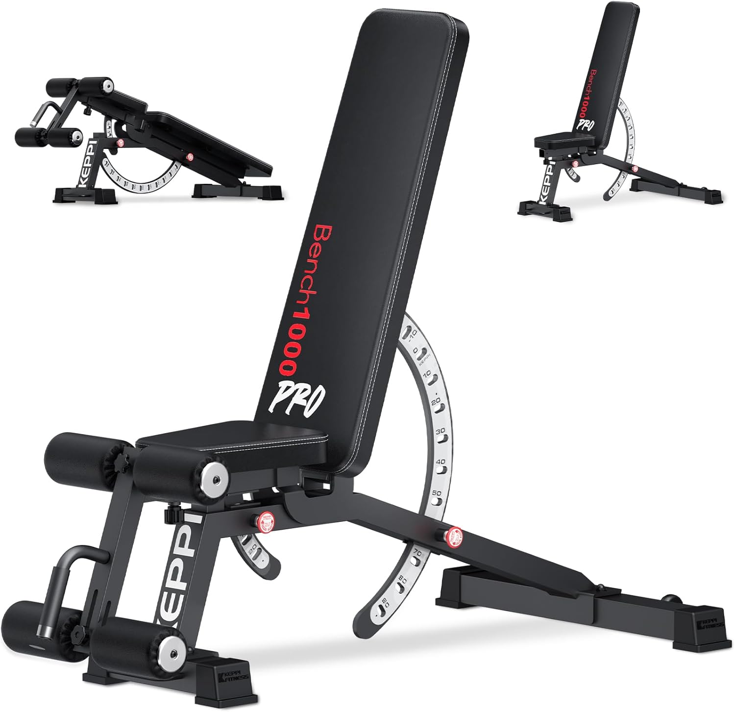 1200Lb Heavy Duty Adjustable Weight Bench Set