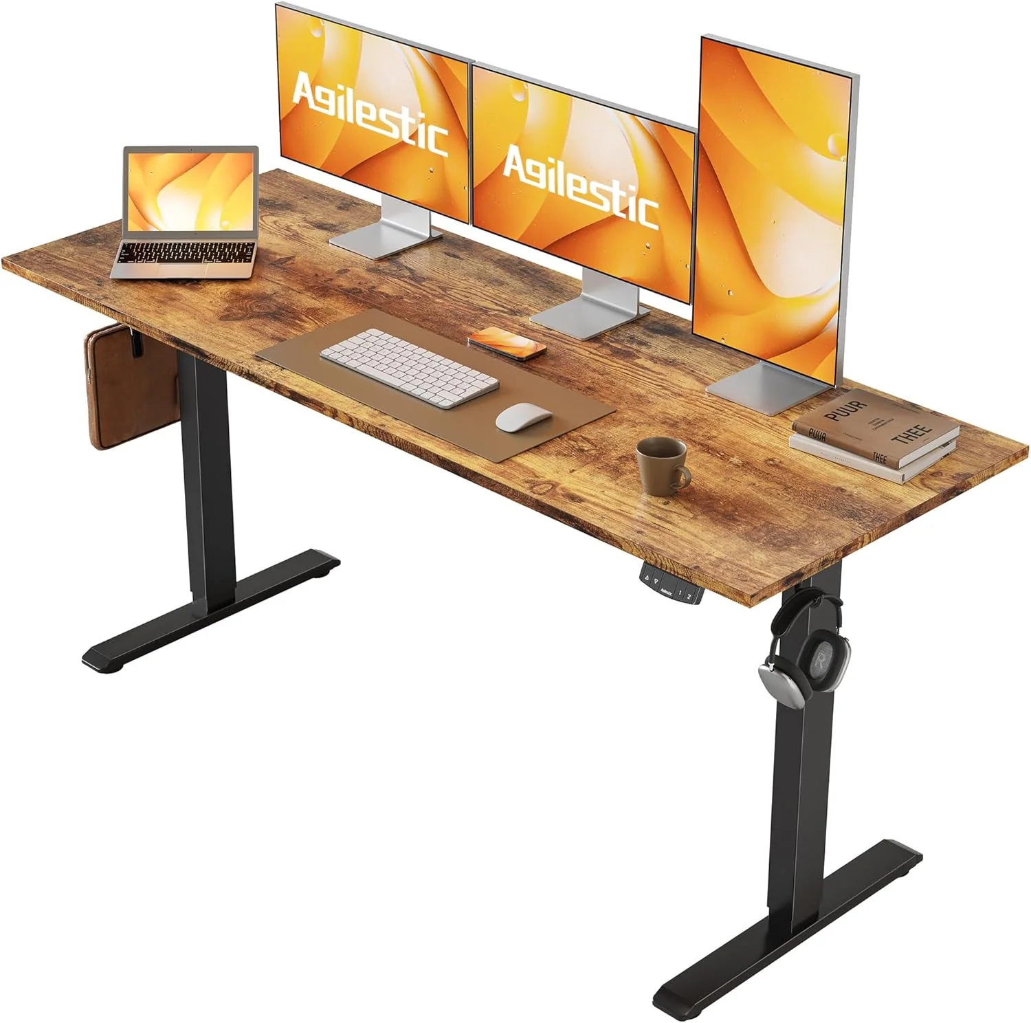 Electric Standing Desk 48 x 24 Inches Height Adjustable Desk