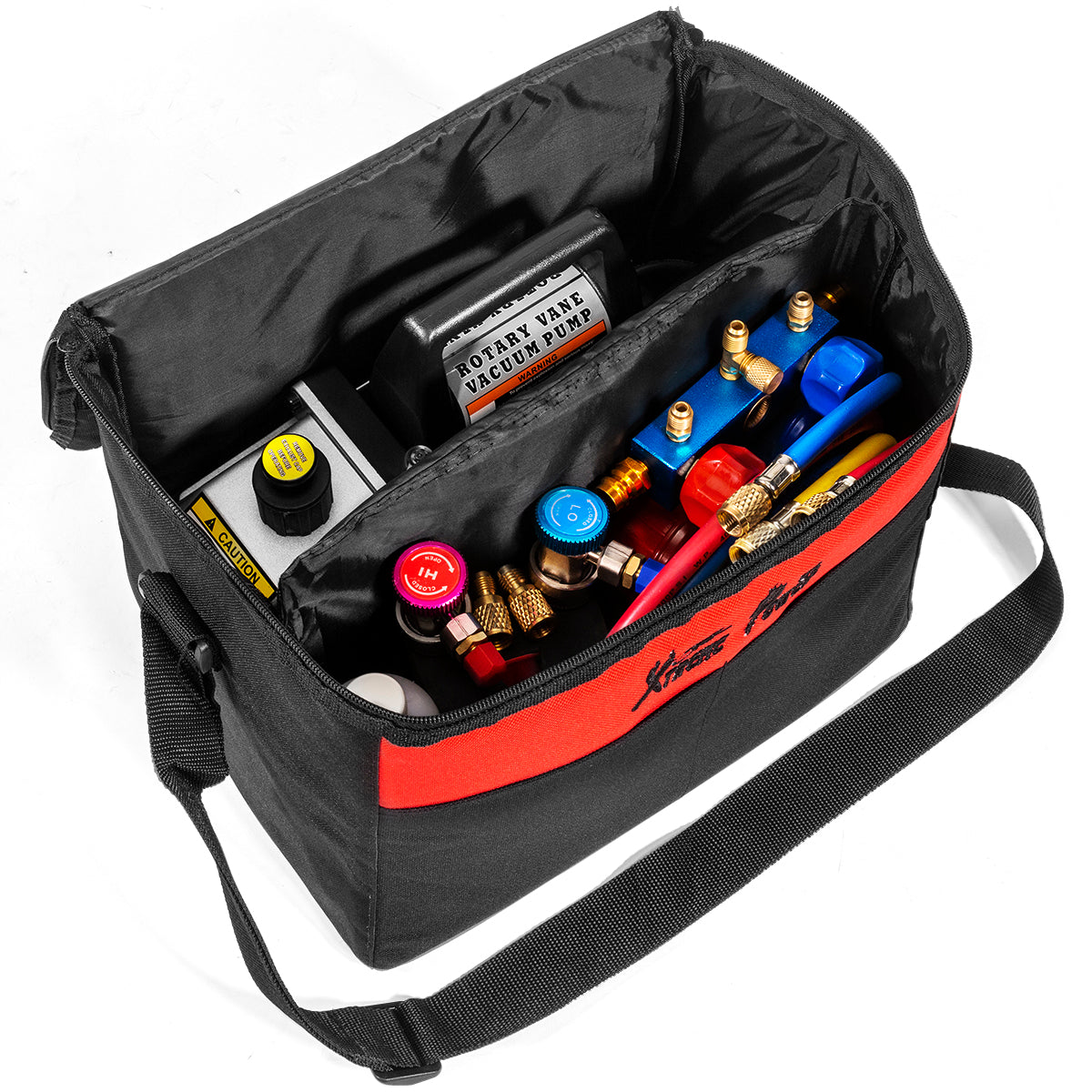 71097 3CFM 1/4 HP Vacuum Pump HVAC Refrigeration AC Manifold Gauge