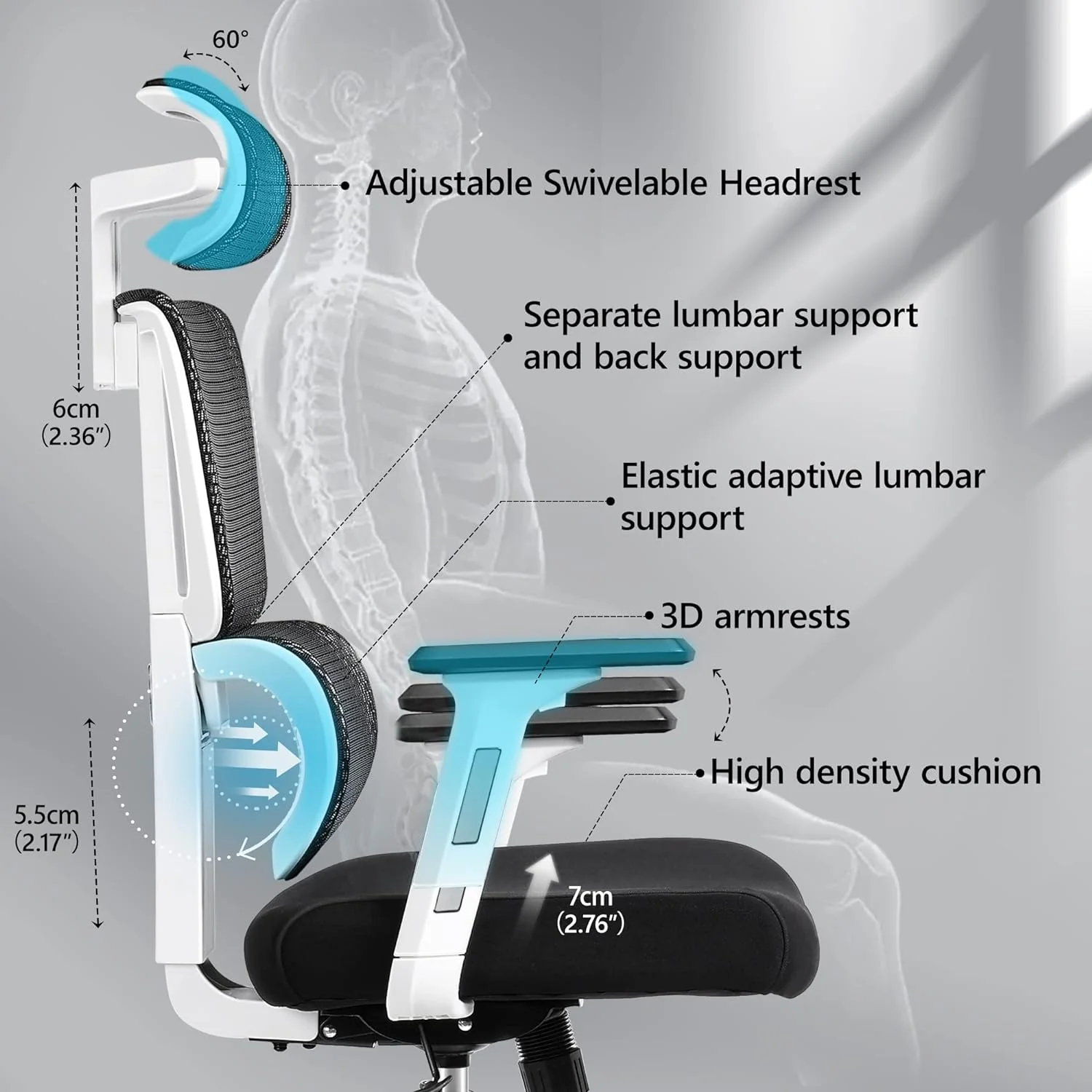 2025 Gaming chair ergonomic office chair
