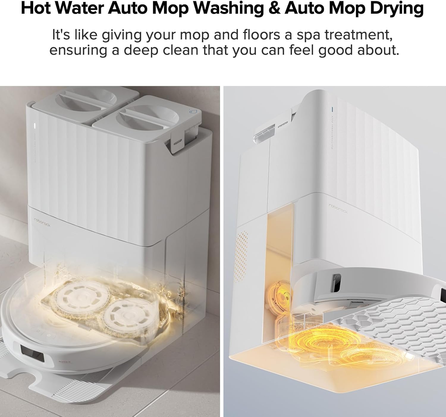 Qrevo Pro Robot Vacuum and Mop with FlexiArm Design Edge Mopping, Dynamic Hot Water Mop Washing and Auto Mop Drying, Intelligent Dirt Detection, 7,000 Pa Suction, Ideal for Carpets