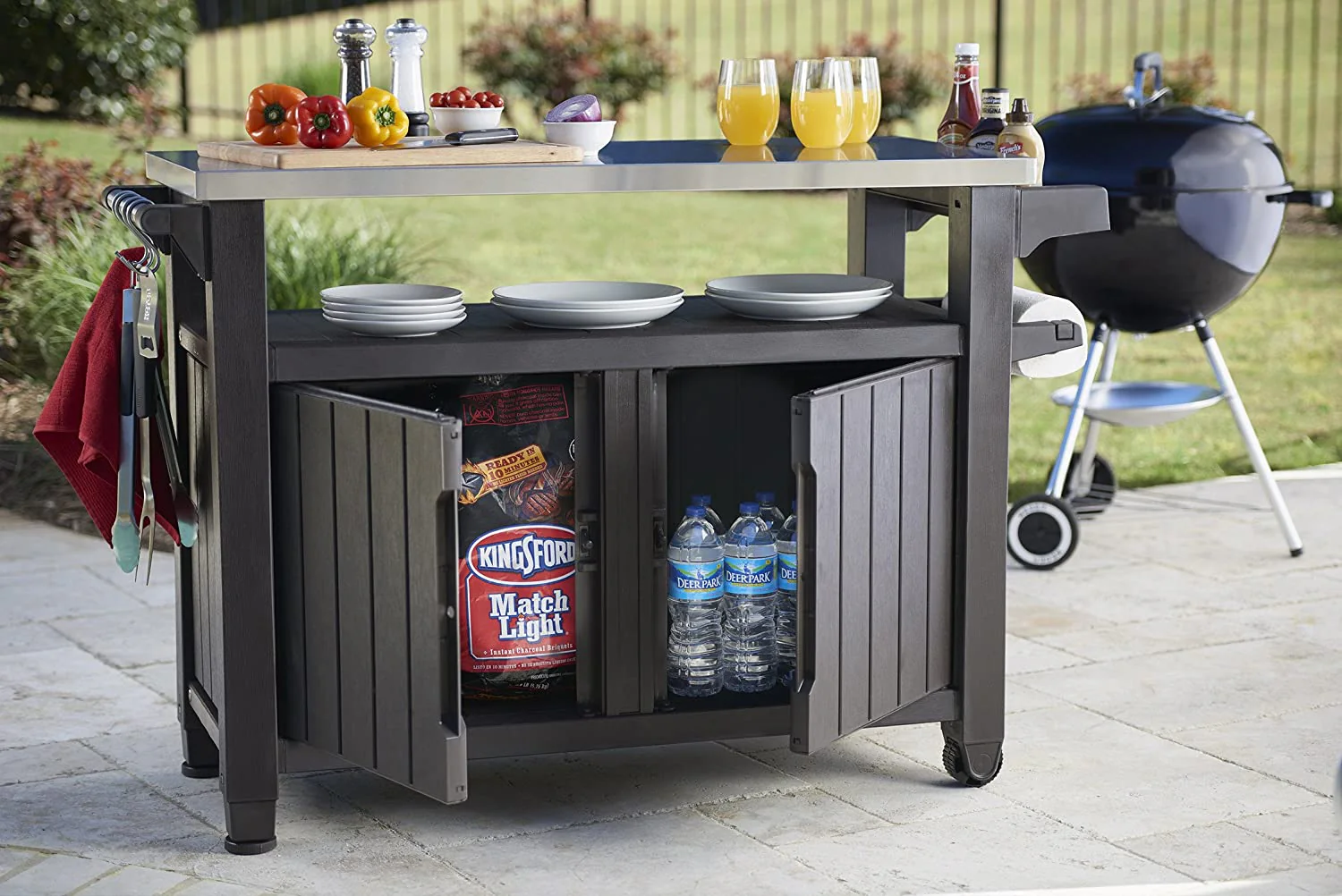 2025 2025 Keter Unity XL Portable Outdoor Table and Storage
