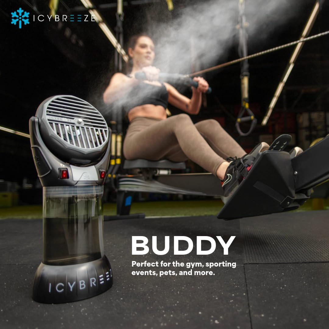 Buddy Portable High-Velocity Misting Fan With 10,000 mAH Battery