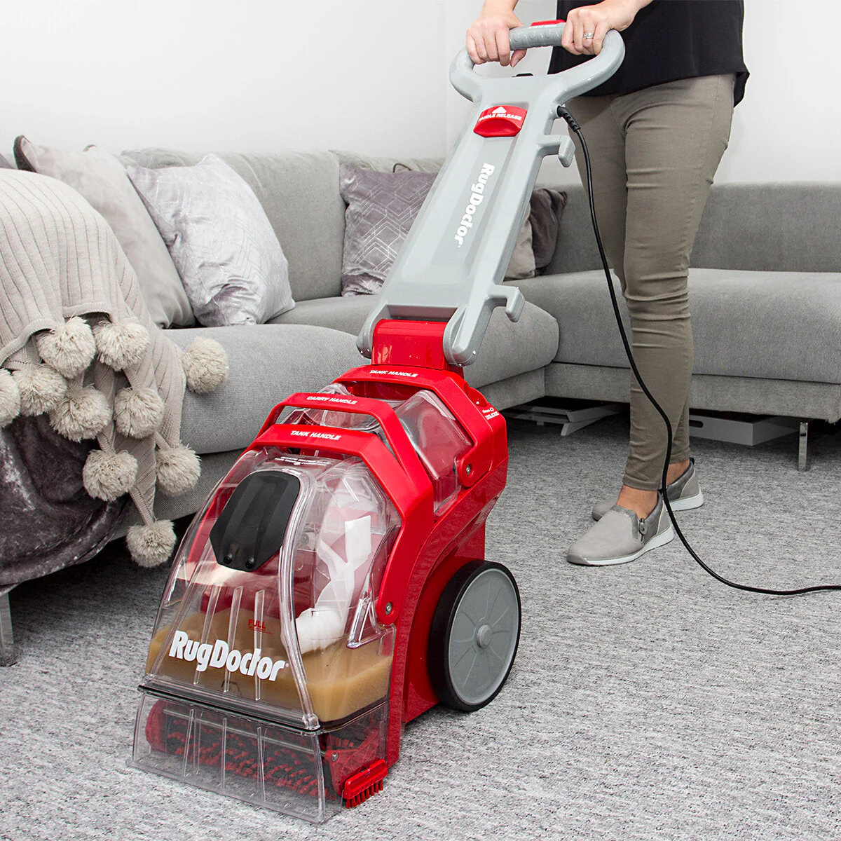 2025 Rug Doctor Deep Carpet Cleaner with 2 x 1L Carpet Detergent