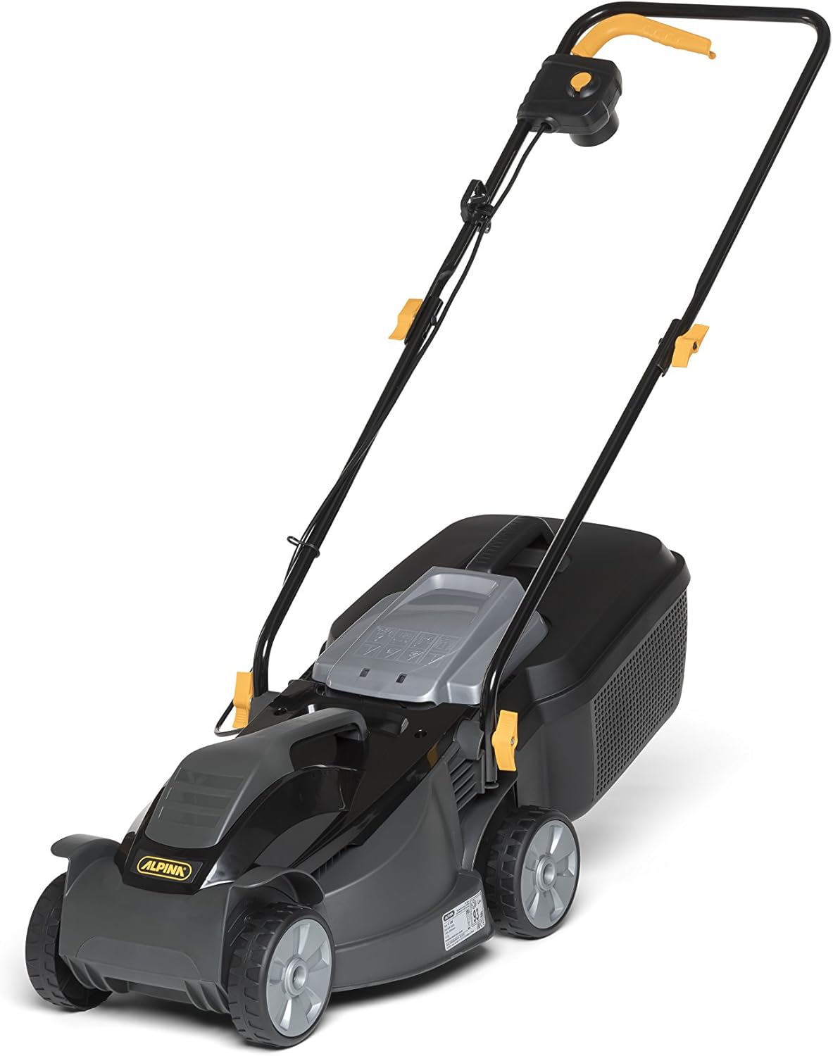 Alpina AL1 34 E Elektro-Rasenmher, Schnittbreite 34 cm, 1200 W, 35 L Kunststoff-Grasfangkorb