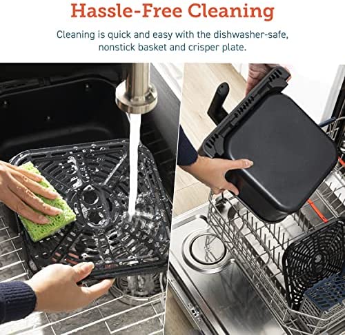 Air Fryer 6.8Qt, Dual Blaze with 360 ThermoIQ Tech