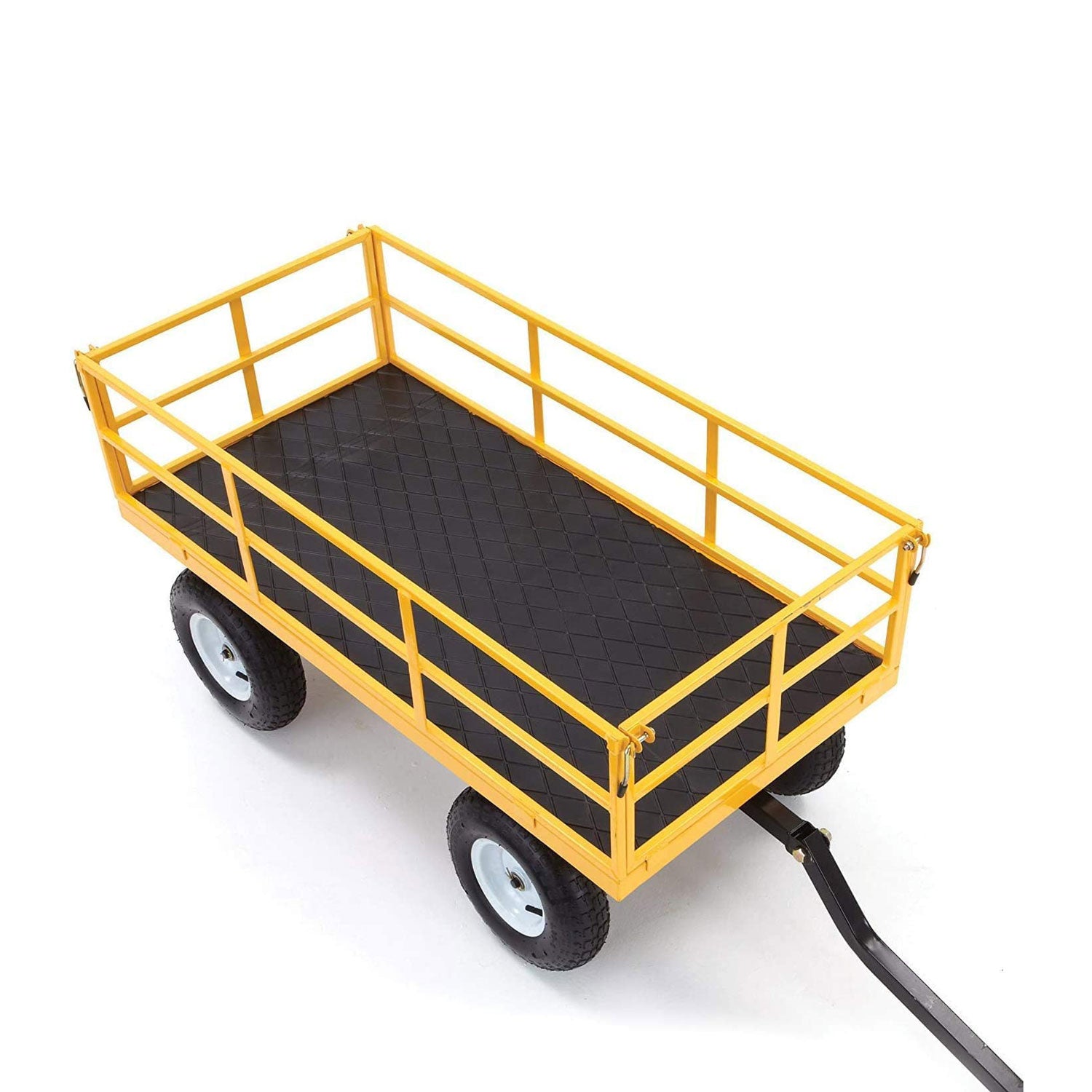 2025 Gorilla Carts 1200 Pound Capacity Steel Utility Cart Wagon with Removable Sides