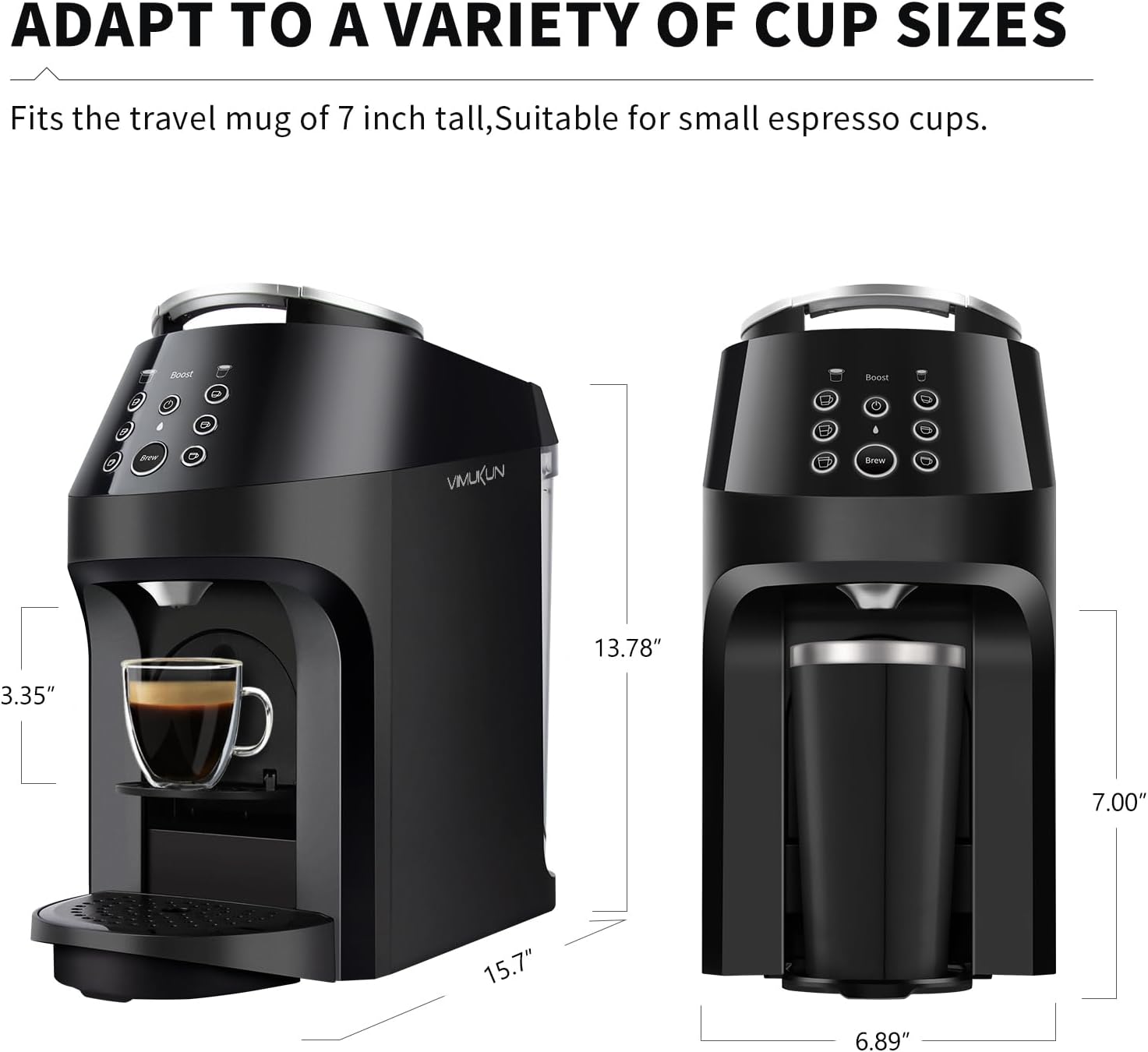 3-in-1 coffee machine, coffee and espresso machine combo for ground coffee