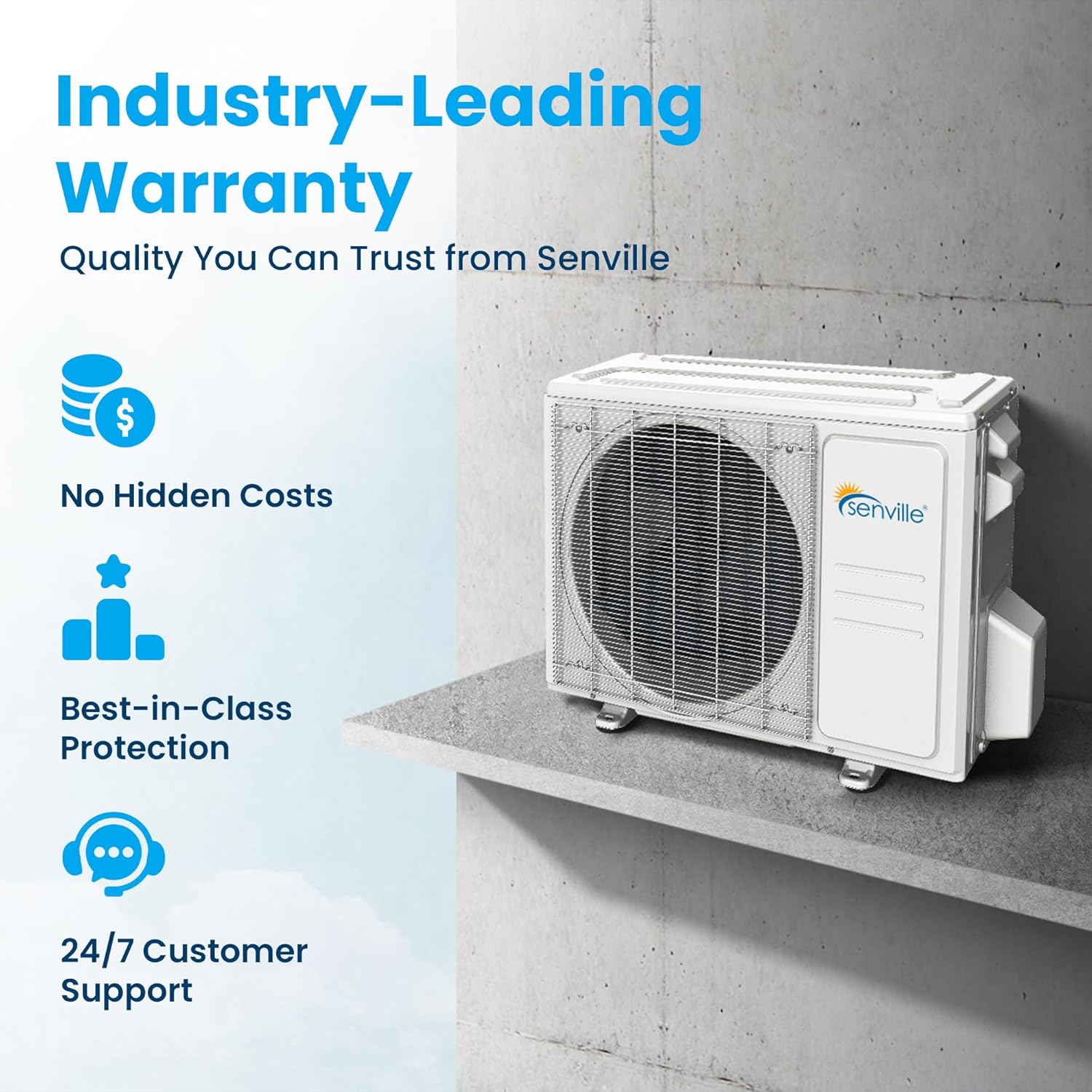 Leto Mini Split Air Conditioner Heat Pump 24000 BTU