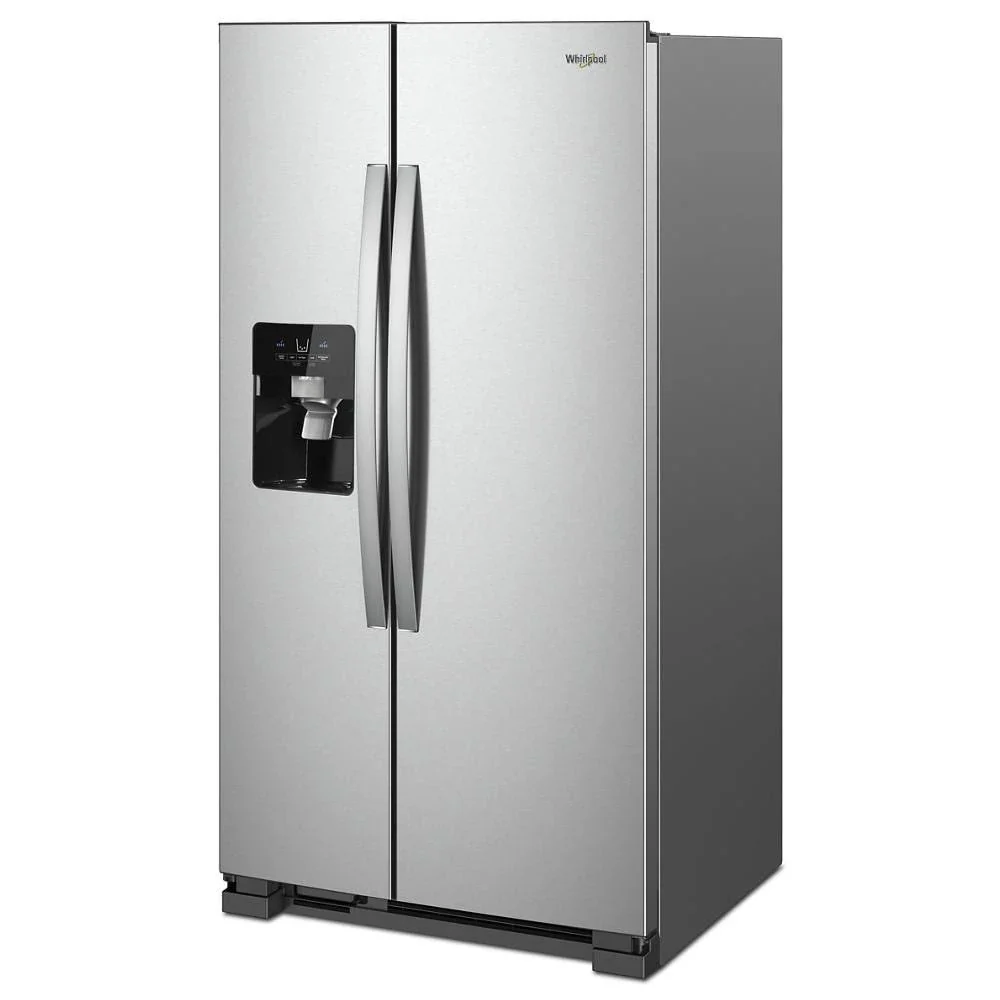 36-Inch Wide Side-By-Side Refrigerator - 24 Cu. ft. Stainless Steel