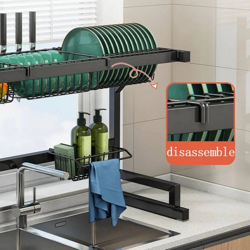 Adjustable Sink Dish Drying Rack - Custom Fit from 24