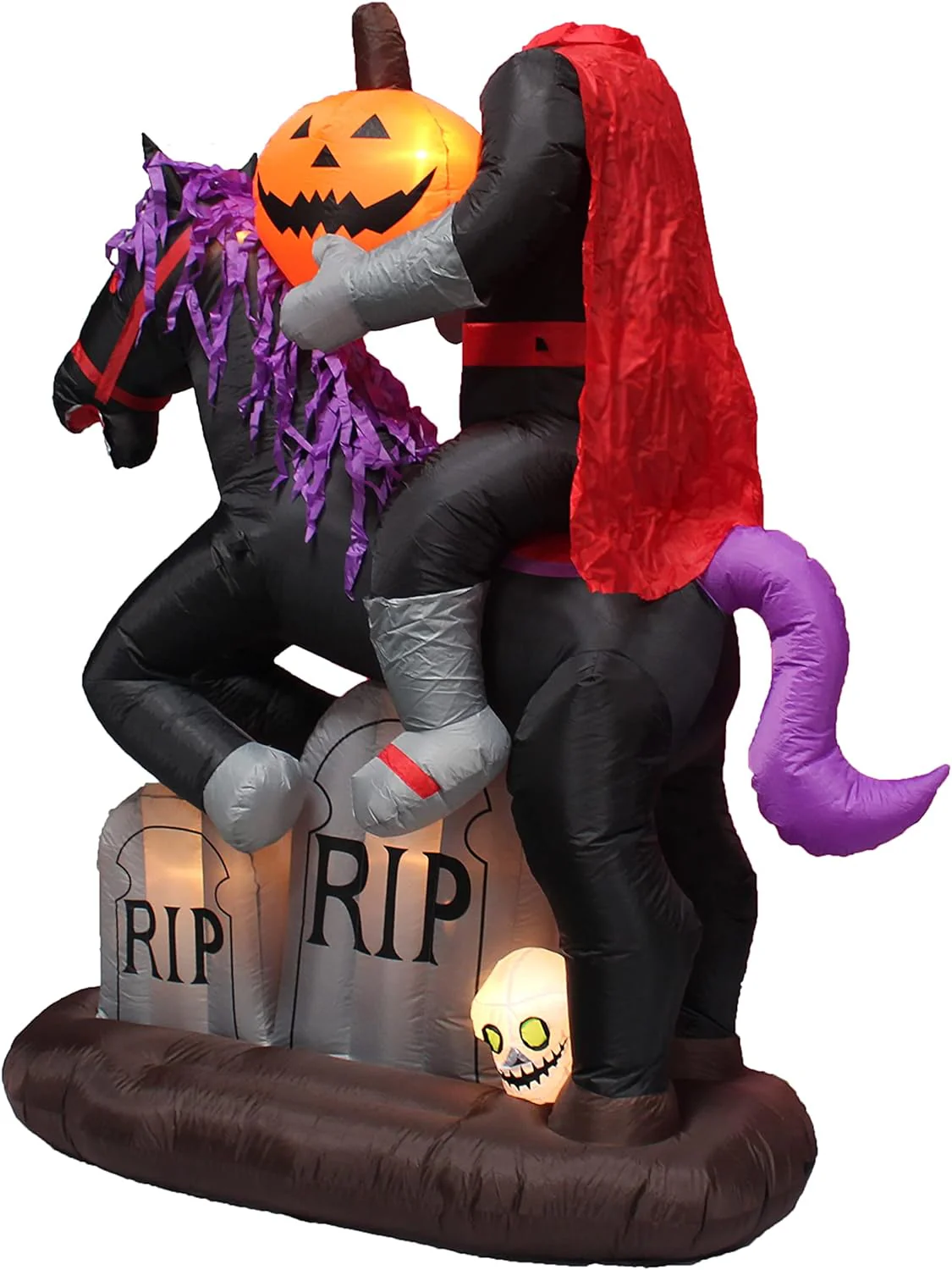 2025 6.5ft tall Halloween inflatable headless horseman