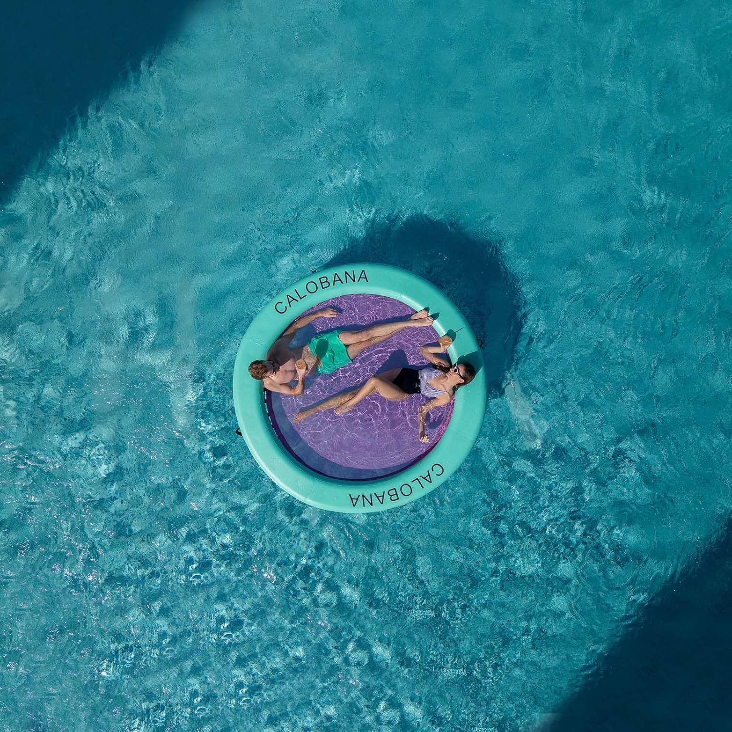 Round Floating Ring Hammock - Heavy Duty Inflatable Raft