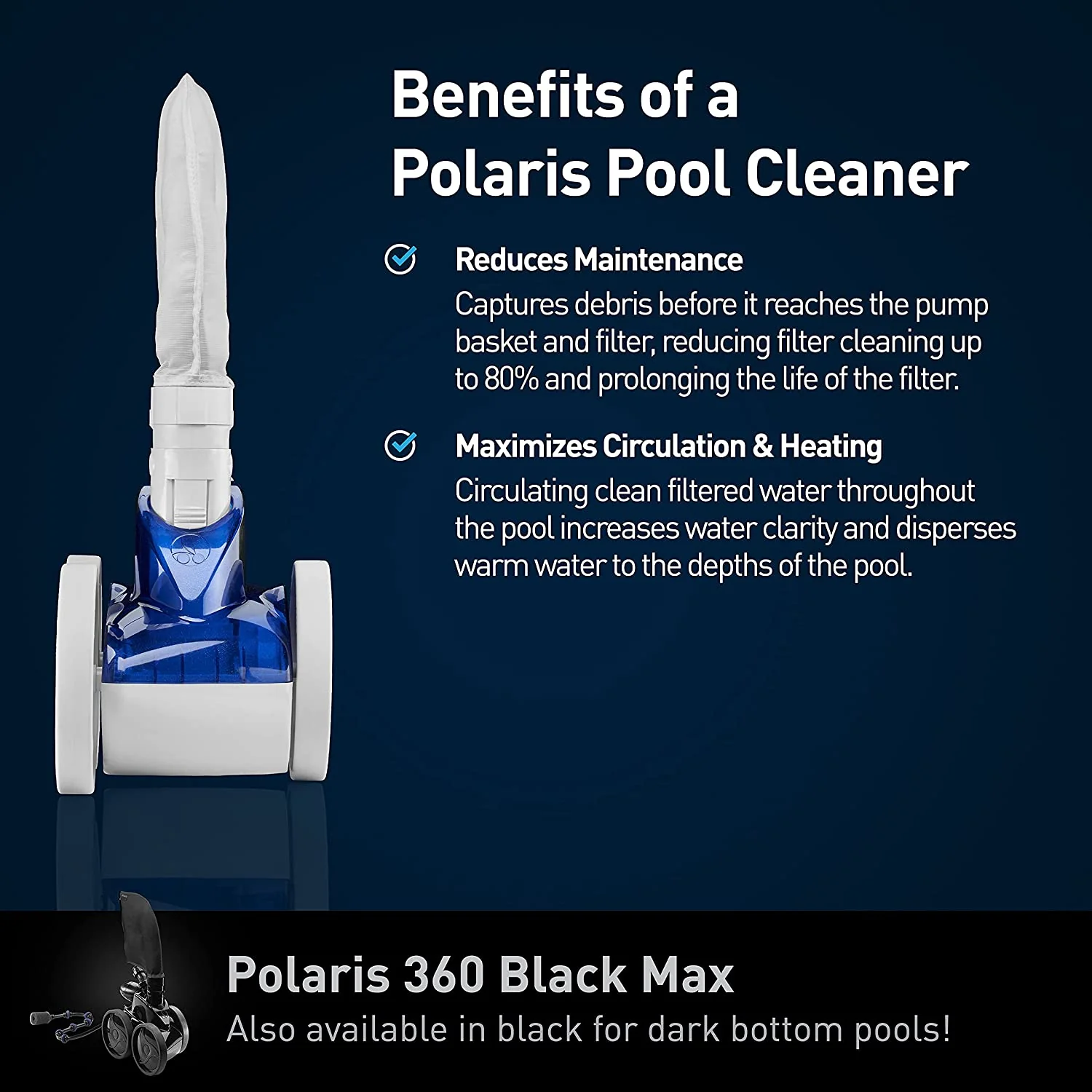 360 Pressure Inground Pool Cleaner, Triple Jet Powered