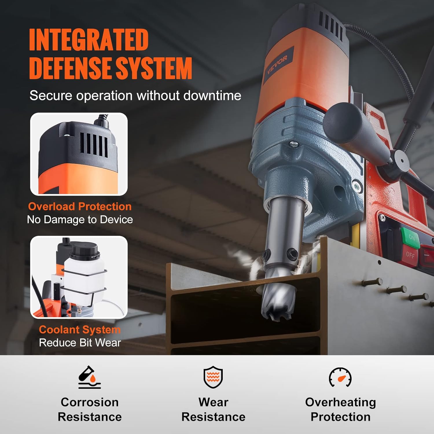 Mag Drill Press, 1550W 2