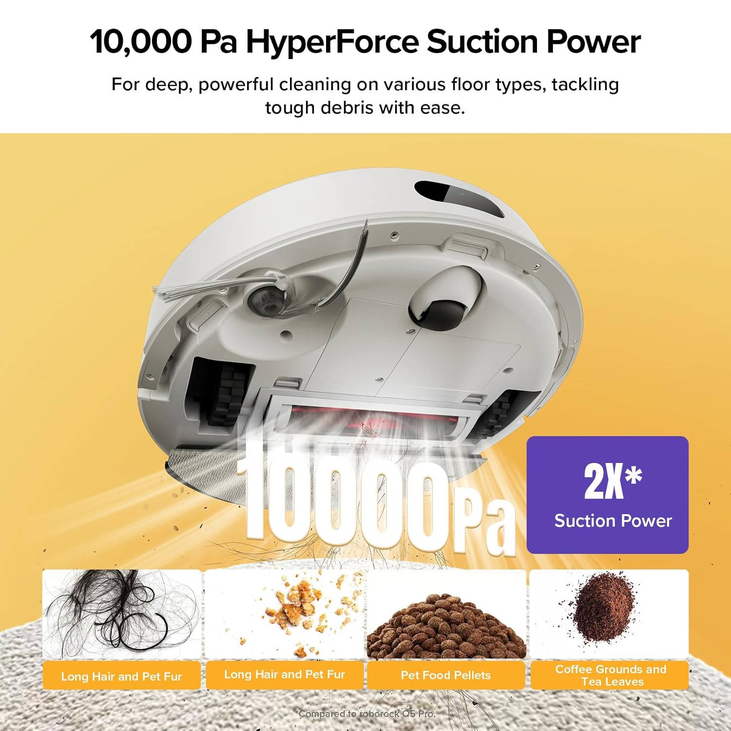 Q5 Max+ Robot Vacuum with Self-Empty Dock