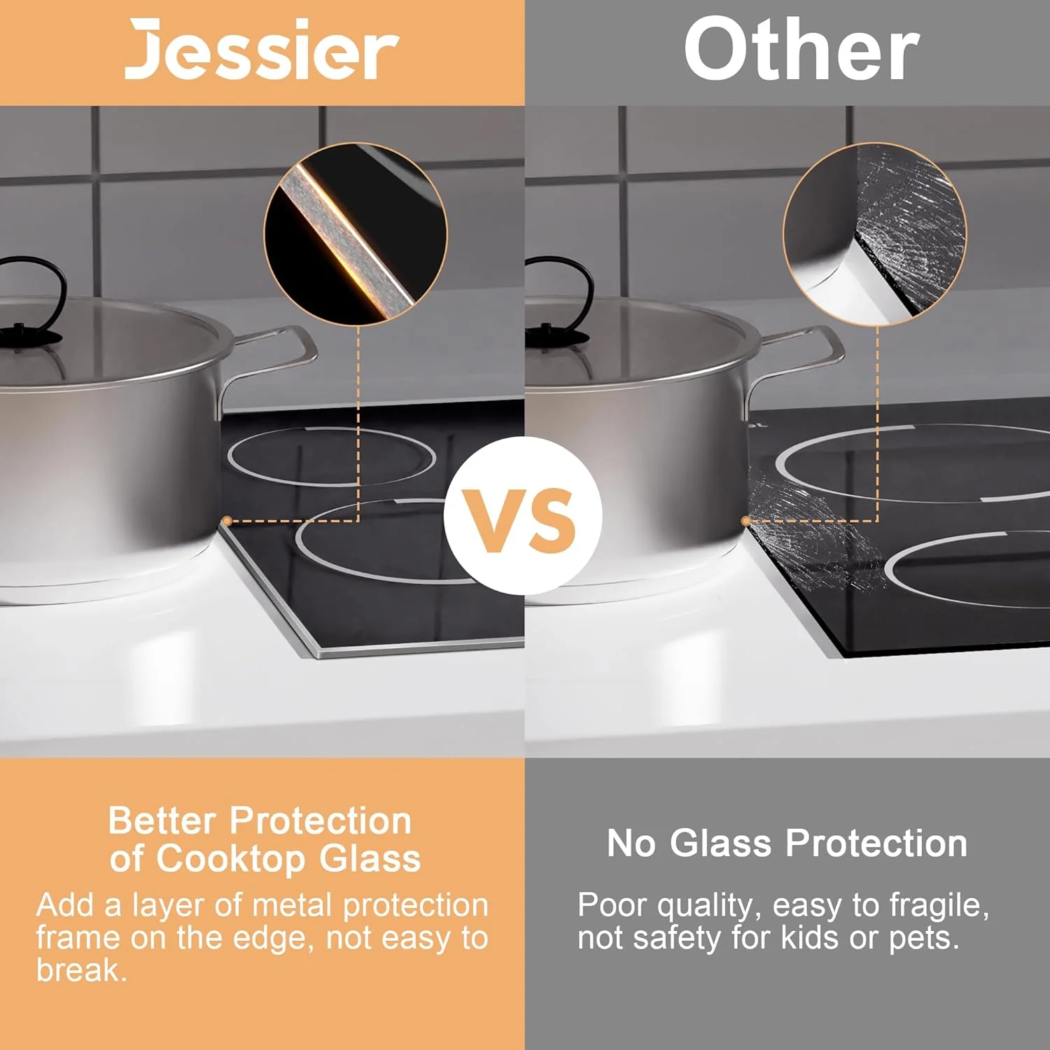 Electric Cooktop 30 Inch - 5 Burners Built-in Ceramic Cooktop, 30