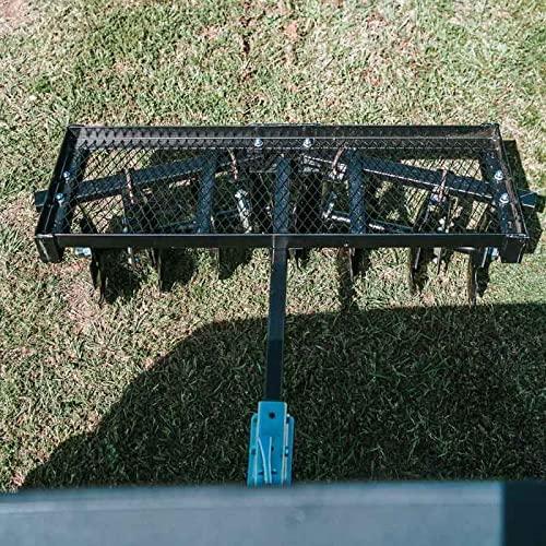 2025 Distributors Inc. 4-Ft Notched Disc Harrow Attachment Pull Behind for ATV and UTV 2-in Towball Hitch NO250072