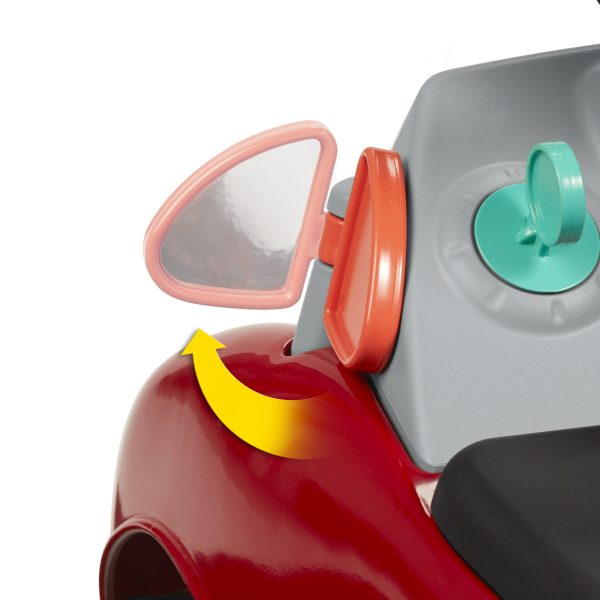 Busy Buggy, Ride-on and Push Walker, Red