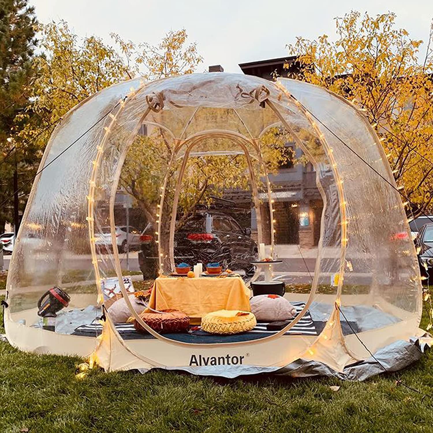 Bubble Tent Pop Up Gazebo, 8-10 Person Igloo Dome Garden Patio Canopy Shelter