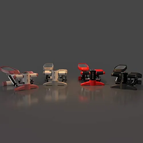 Mini Stepper & Stair Climber Machine - W/Resistance Bands Set - Portable Step Exercise